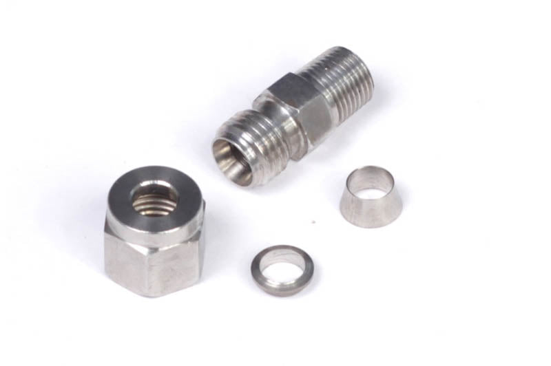 1/4" Stainless Compression Fitting Kit - 1/8" NPT Thread – Haltech HT-010813