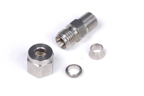 1/4" Stainless Compression Fitting Kit - 1/8" NPT Thread – Haltech HT-010813