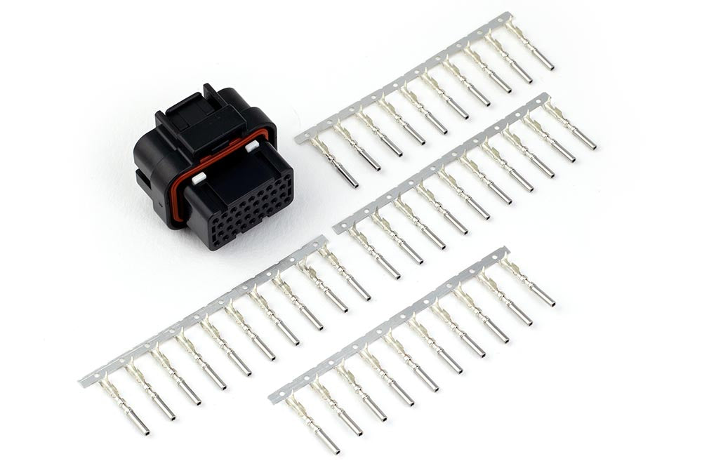 Plug and pins only - AMP 34 pin Key 2 - 4 Row 4 Key Superseal – Haltech HT-030011
