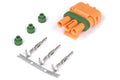 Plug and Pins Only - Delphi 3 pin GM Style MAP Sensor Orange – Haltech HT-030420