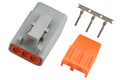 Plug and Pins Only - Male Deutsch DTM-3 Connector (7.5 Amp) – Haltech HT-031001