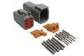 Plug and Pins Only - Matching Set Deutsch DTM-6 Connectors (7.5 Amp) – Haltech HT-031015