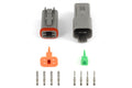 Plug and Pins Only - Matching Set of Deutsch DT-4 Connectors  (DT06-4S + DT04-4P) - ( 13 Amp) – Haltech HT-031114