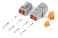 Plug and Pins Only - Matching Set of Deutsch DTP-4 Connectors (25 Amp) – Haltech HT-031204