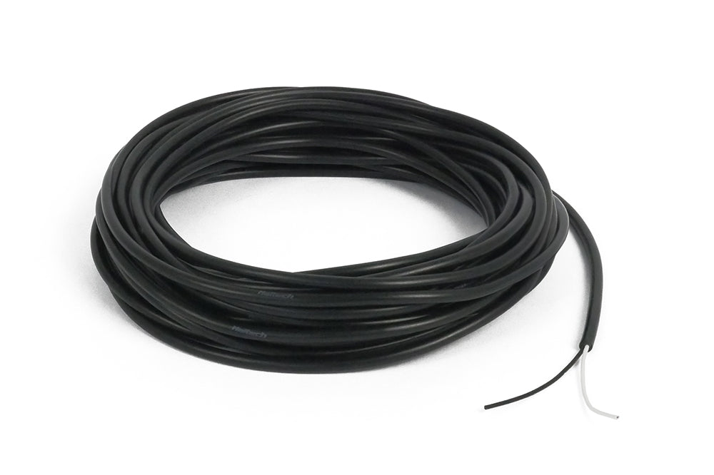 Cable - Multicore - 2 x 22AWG Black/White - 10 Meter (32) Length: 10M / 32ft – Haltech HT-039205