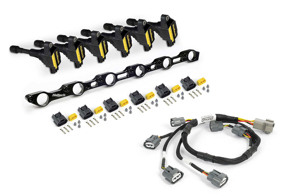 R35 Coil Conversion Kit for Toyota JZ- Includes bracket , coils, connectors and harness – Haltech HT-120201