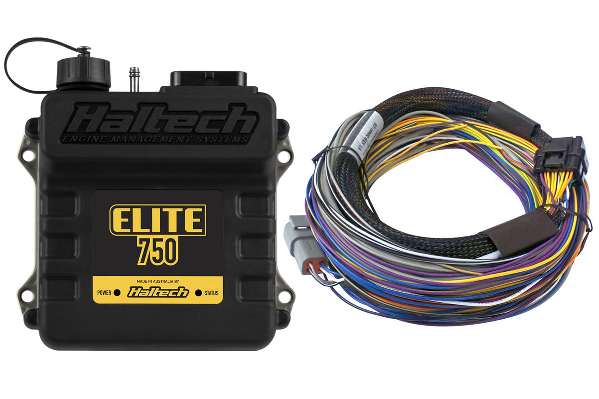 Elite 750 + Basic Universal Wire-in Harness Kit 2.5m (8) Length: 2.5m (8) – Haltech HT-150602