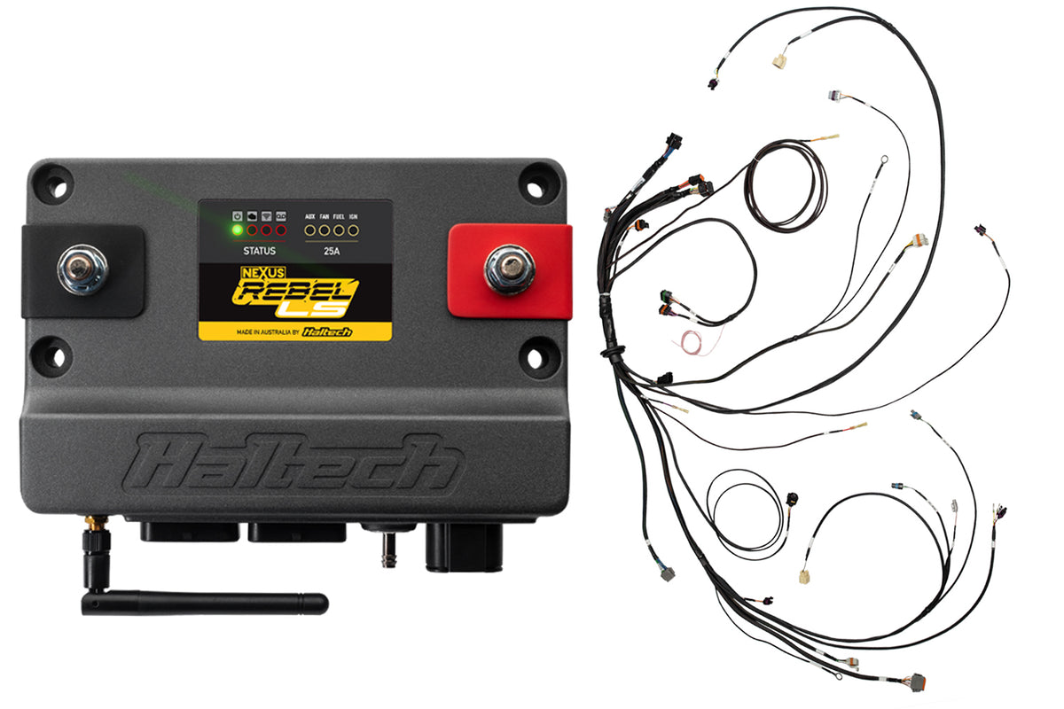 Rebel LS Kit - Suits Gen IV - 6-pin DBW, EV6 Injectors , Manual Transmission – Haltech HT-220204